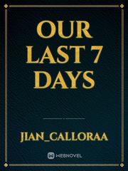 Our Last 7 Days Book