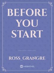 Before You Start Book