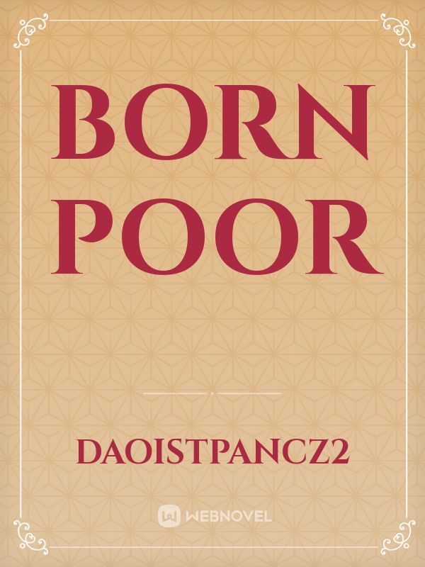 Born Poor Book