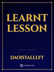 LEARNT LESSON Book