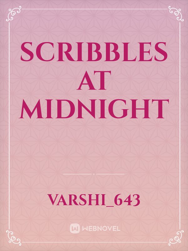 Scribbles at midnight Book