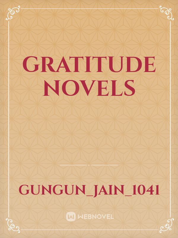 Gratitude novels