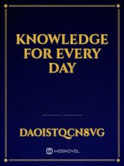 Knowledge for every day Book