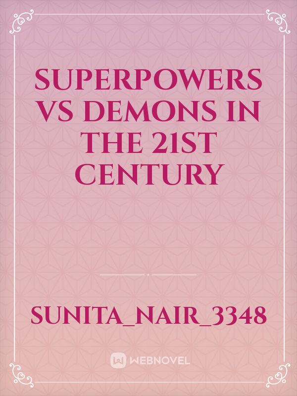 superpowers vs Demons in the 21st century Book
