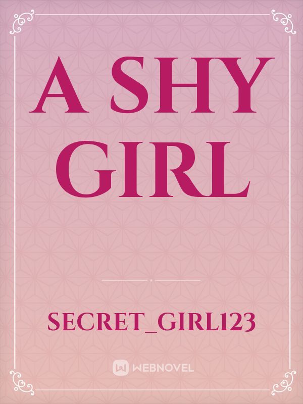 A shy girl Book