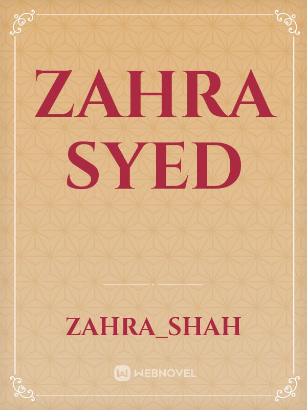 Zahra Syed Book