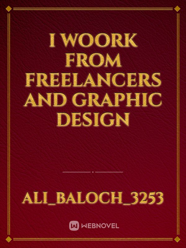 I woork from freelancers and graphic design Book