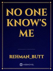 No one Know's me Book