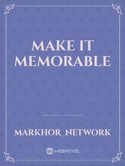 Make it memorable Book