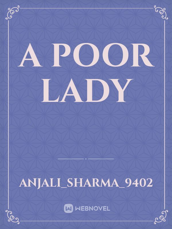 A poor lady Book