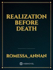 Realization before Death Book