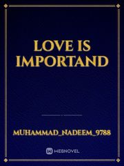 Love is importand Book