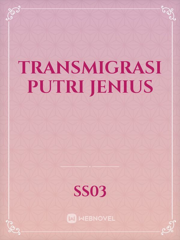 Transmigrasi Putri Jenius Book