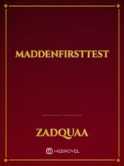 Maddenfirsttest Book