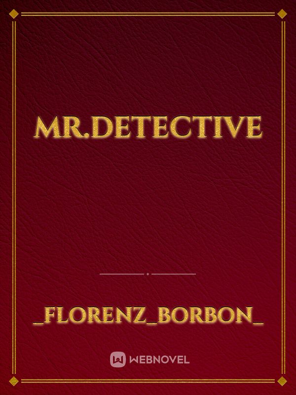 MR.DETECTIVE Book