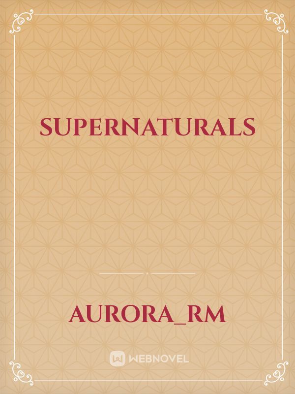 SUPERNATURALS Book