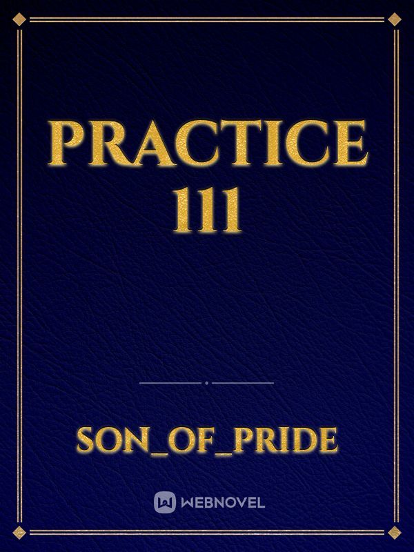 practice 111 Book