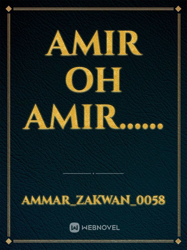 Amir Oh Amir......