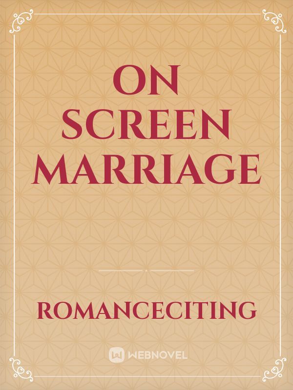 On Screen Marriage Book