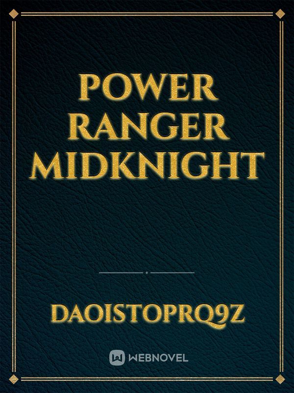 power ranger Midknight Book