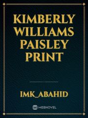 Kimberly Williams Paisley print Book