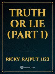 Truth Or Lie (PART 1) Book