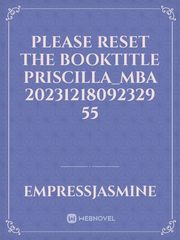 please reset the booktitle Priscilla_Mba 20231218092329 55 Book
