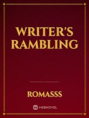 Writer's Rambling Book