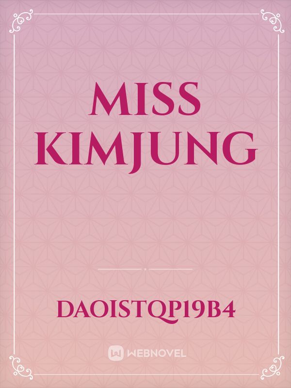 miss kimjung