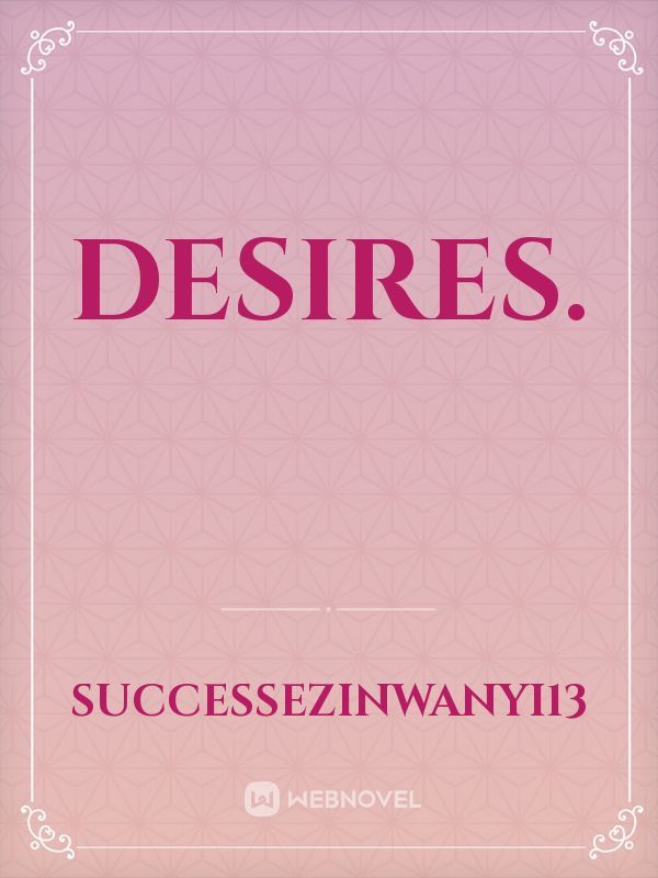 Desires. Book