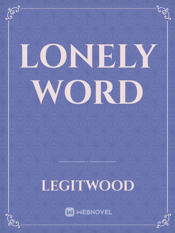 lonely word Book