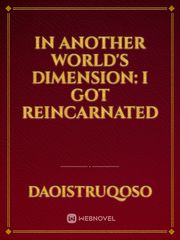 IN ANOTHER WORLD'S DIMENSION: I GOT REINCARNATED Book