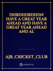 dhbdhdbdhdn have a great year ahead and have a great year ahead and al Book