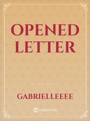 Opened letter Book