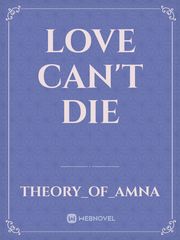 love can't die Book