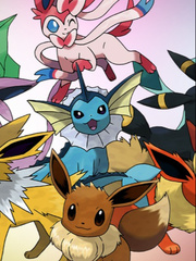 Eevee and her family go back in diapers Book