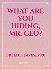 What are you hiding, Mr. CEO? Book