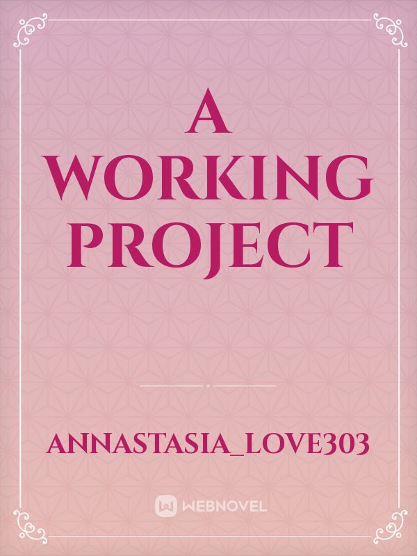 A working project Book