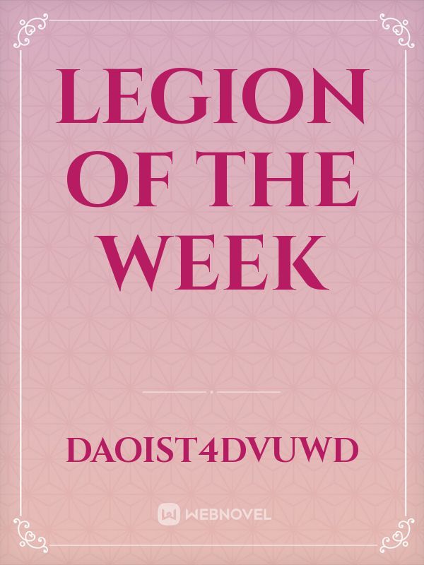 Legion of the week Book