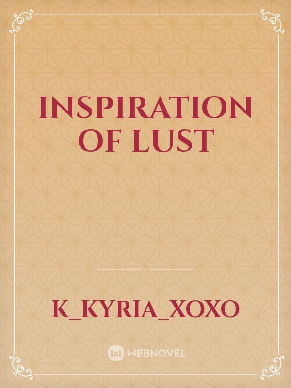 Inspiration of Lust Book