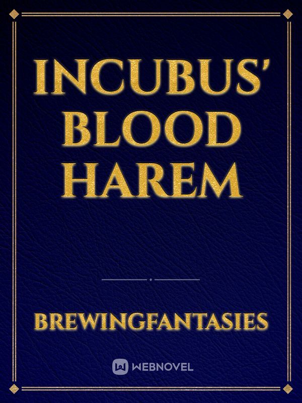 Incubus' Blood Harem Book