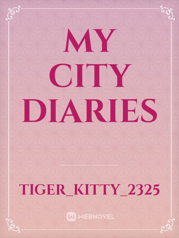 My City Diaries Book