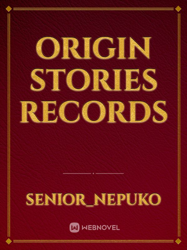 Origin Stories Records Book