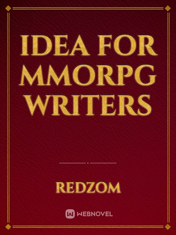 idea for mmorpg writers Book