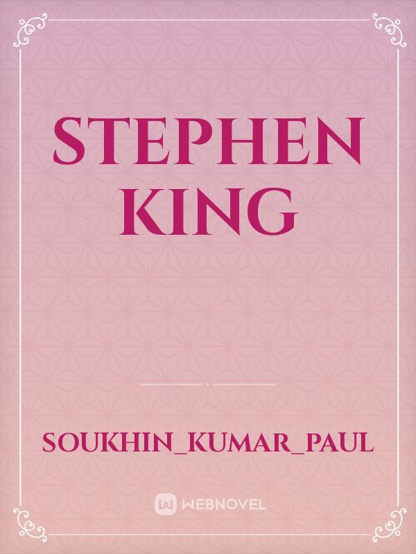Stephen king Book