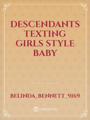 Descendants Texting Girls Style Baby Book