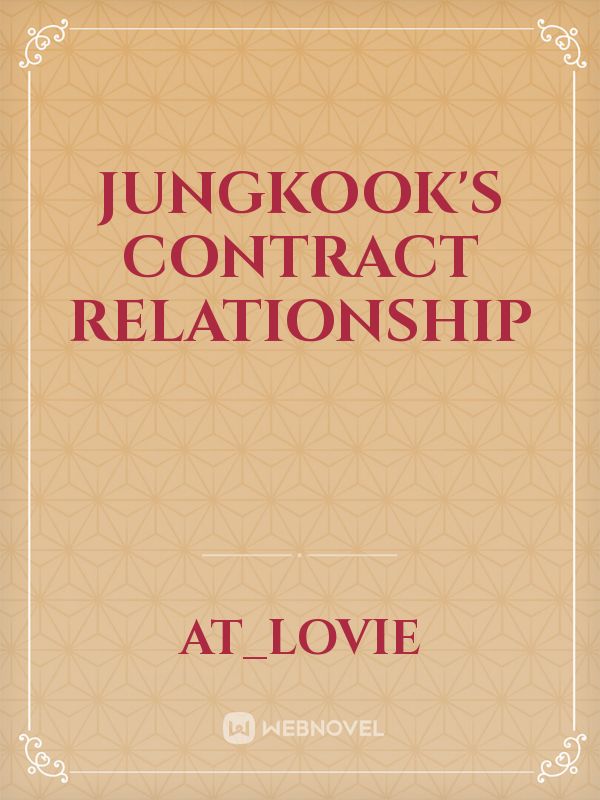 Jungkook's contract relationship