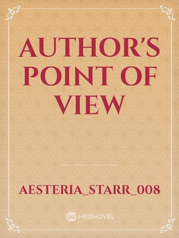 Author's Point of View Book