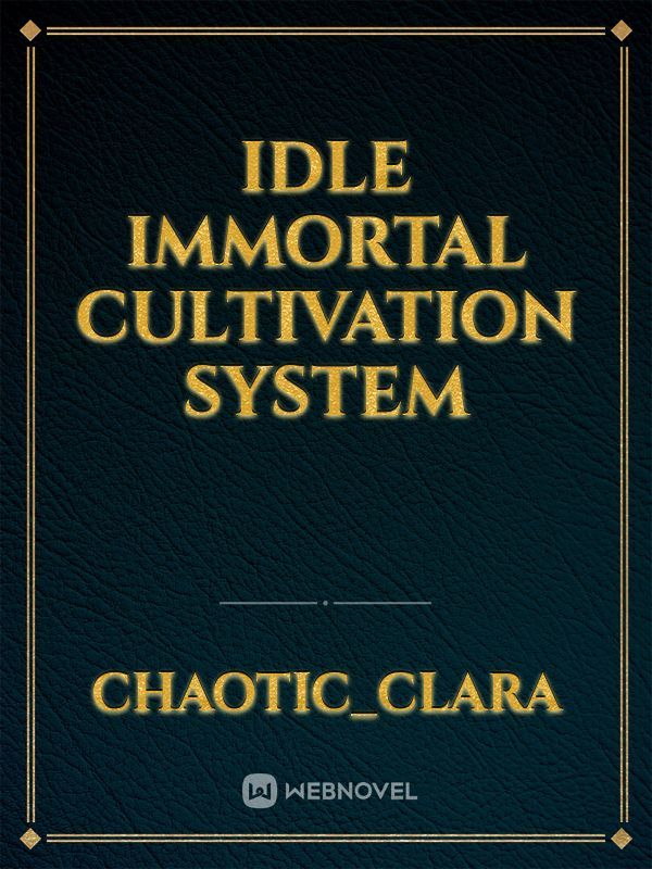 Idle Immortal Cultivation System Book