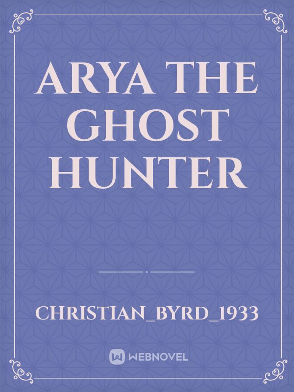 arya the ghost hunter Book